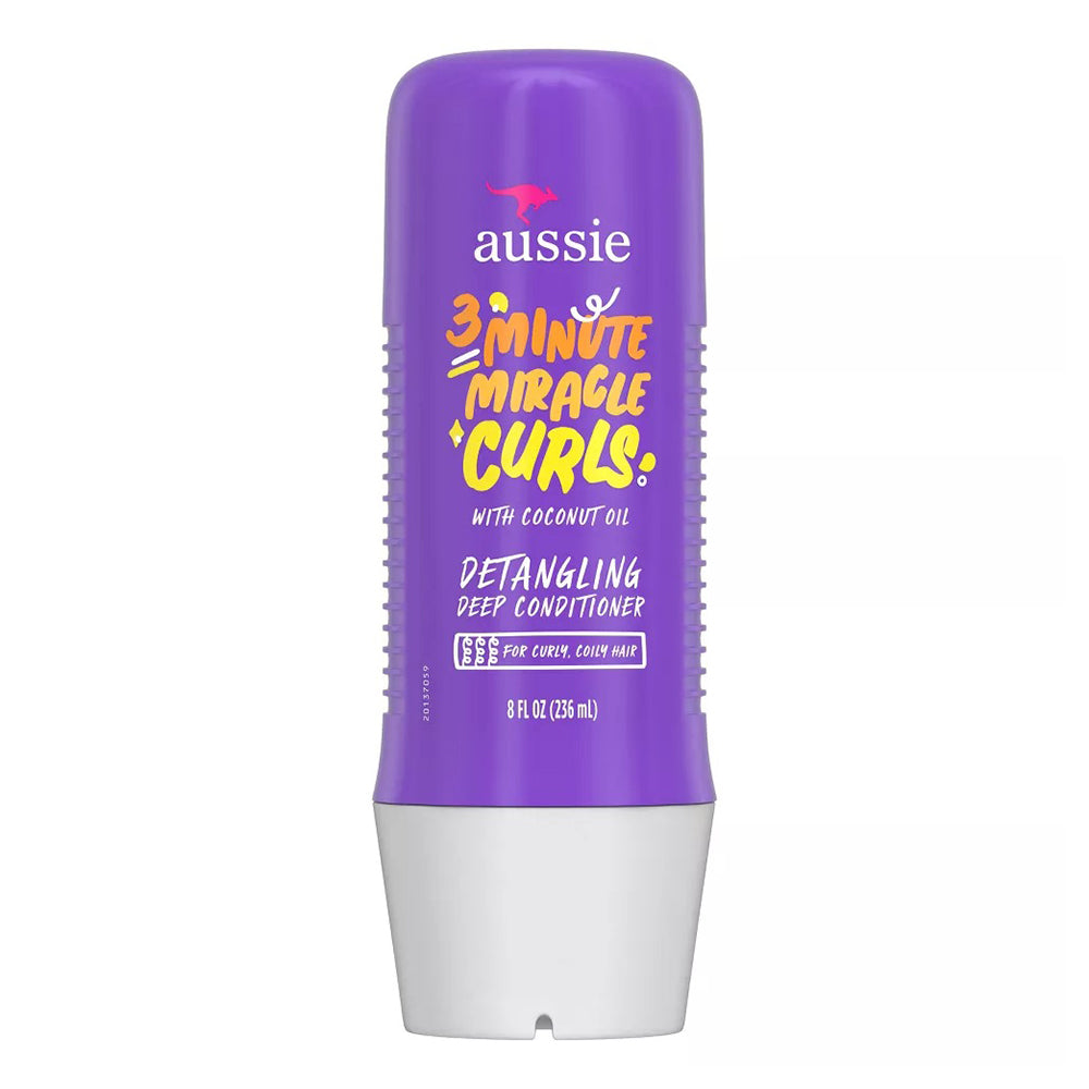 Aussie Hydrates Defines Curls Reduces Breakage 3 Minute Miracle Curls Deep Conditioner 8Oz (236ml)